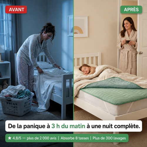 NuitSèche™ — Des nuits sans accident, enfin.