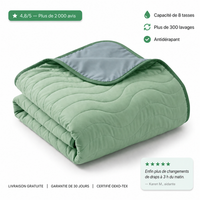 NuitSèche™ — Des nuits sans accident, enfin.